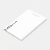 Giraffe Post-It-Notes - personalisiert Post-it Klebezettel (angewinkelt)