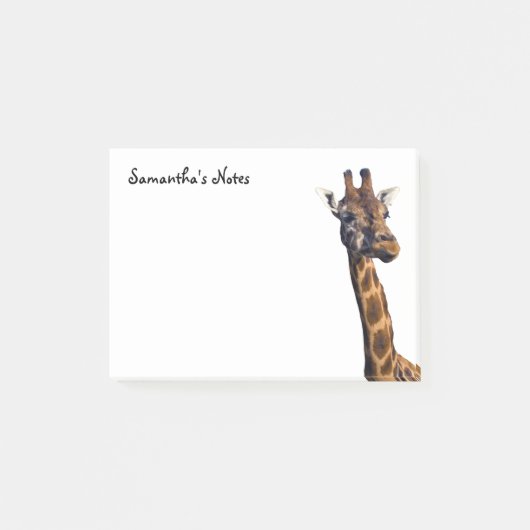 Giraffe Post-It-Notes Post-it Klebezettel (Vorderseite)