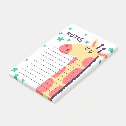 Giraffe Post-It-Notes Post-it Klebezettel (angewinkelt)