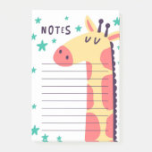 Giraffe Post-It-Notes Post-it Klebezettel (Vorderseite)