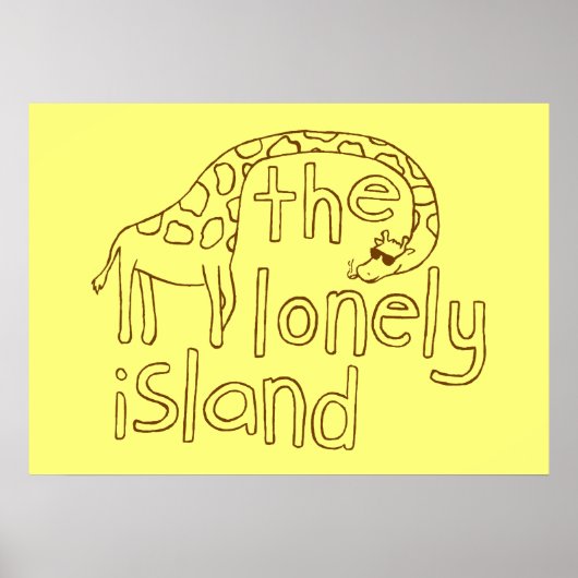 Giraffe Poster (Vorne)