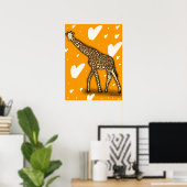 Giraffe Poster (Heimbüro)