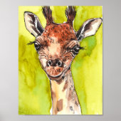 Giraffe Poster (Vorne)