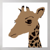 Giraffe Poster (Vorne)