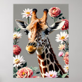 Giraffe Poster (Vorne)