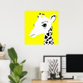 Giraffe Poster (Heimbüro)