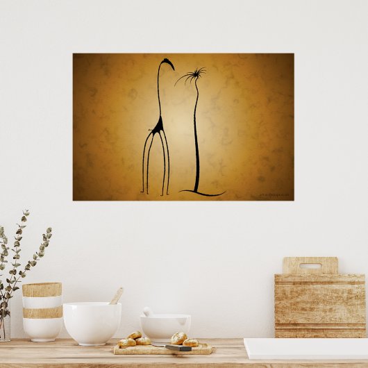 Giraffe Poster (Küche)