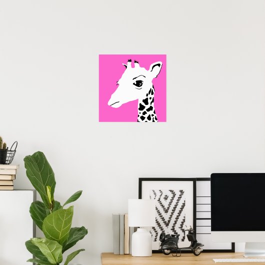 Giraffe Poster (Heimbüro)