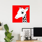 Giraffe Poster (Heimbüro)