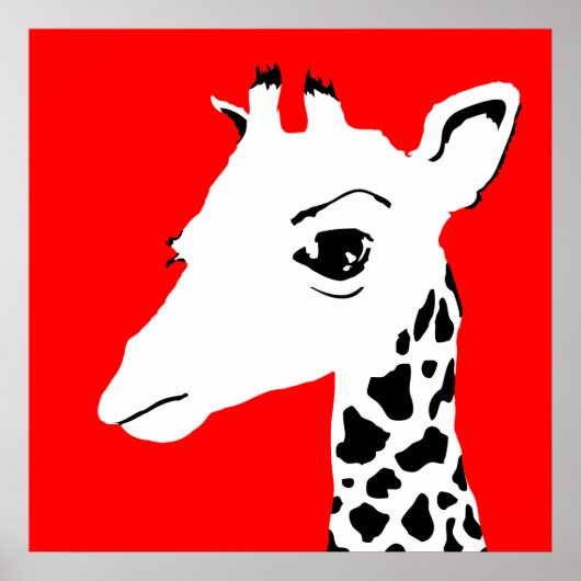 Giraffe Poster (Vorne)