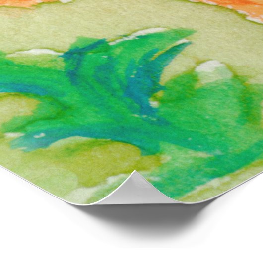 Giraffe Poster (Ecke)