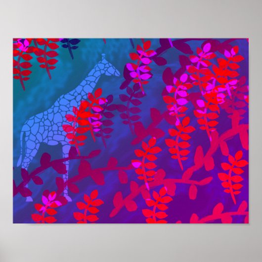 Giraffe Poster (Vorne)