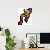 Giraffe Poster (Heimbüro)