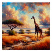 Giraffe Poster (Vorderseite)