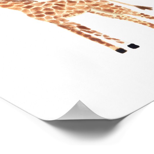 Giraffe Poster (Ecke)