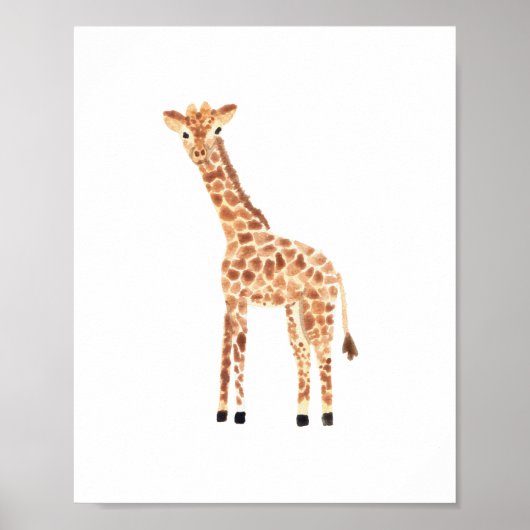 Giraffe Poster (Vorne)