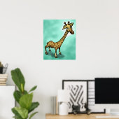 Giraffe Poster (Heimbüro)