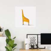 Giraffe Poster (Heimbüro)