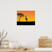 Giraffe Poster (Küche)