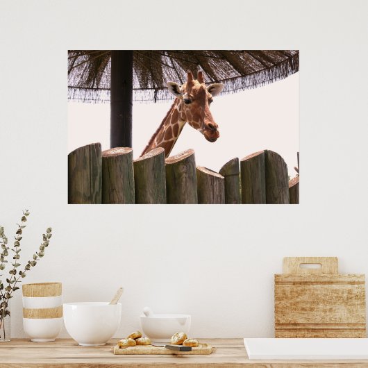 Giraffe Poster (Küche)