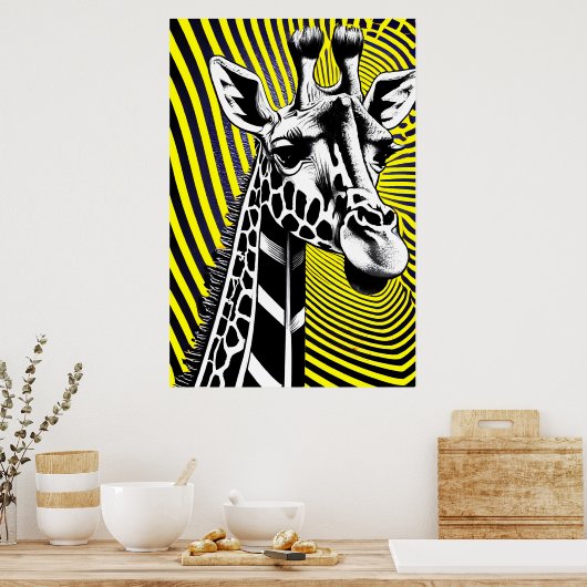 Giraffe Poster (Küche)