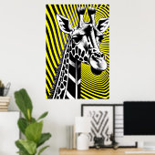 Giraffe Poster (Heimbüro)