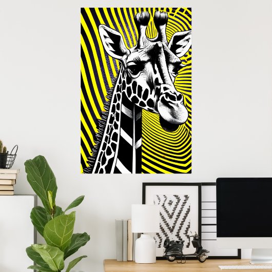 Giraffe Poster (Heimbüro)