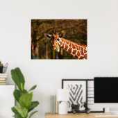 Giraffe Poster (Heimbüro)