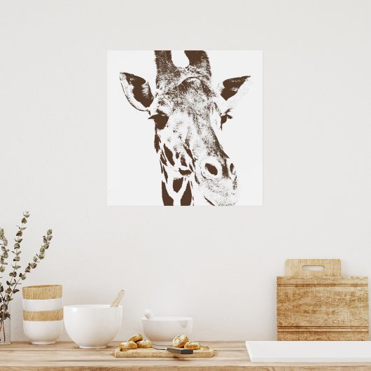 Giraffe Poster (Küche)