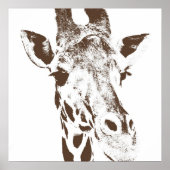 Giraffe Poster (Vorne)