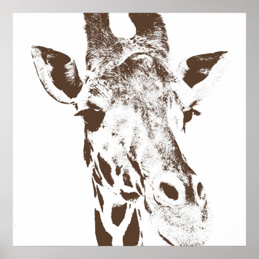 Giraffe Poster (Vorne)