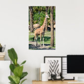 Giraffe Poster (Heimbüro)