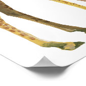 Giraffe Poster (Ecke)