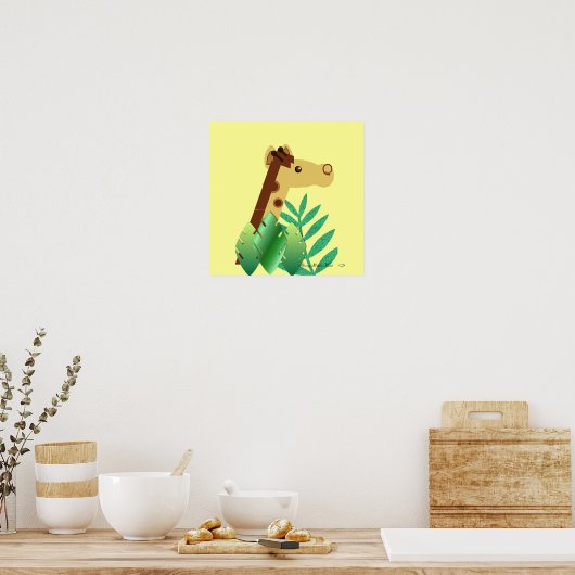 Giraffe Poster (Küche)