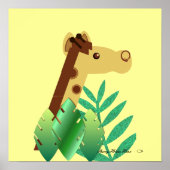 Giraffe Poster (Vorne)