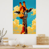 Giraffe Poster (Küche)