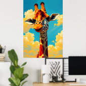 Giraffe Poster (Heimbüro)