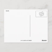 Giraffe Postkarte (Rückseite)