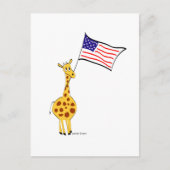 Giraffe Postkarte (Vorderseite)