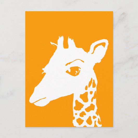 Giraffe Postkarte (Vorderseite)