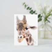 Giraffe Postkarte (Stehend Vorderseite)