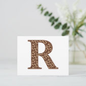 Giraffe Postkarte (Stehend Vorderseite)