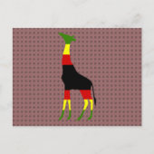 Giraffe Postkarte (Vorderseite)