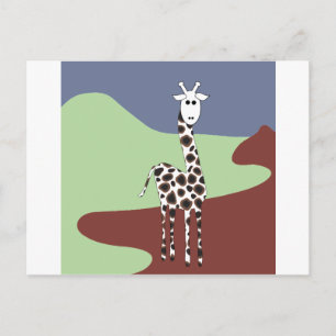 GIRAFFE POSTKARTE