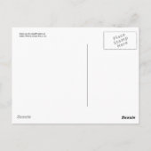 Giraffe Postkarte (Rückseite)