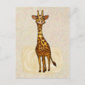 Giraffe Postkarte (Vorderseite)