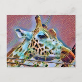 GIRAFFE POSTKARTE (Vorderseite)