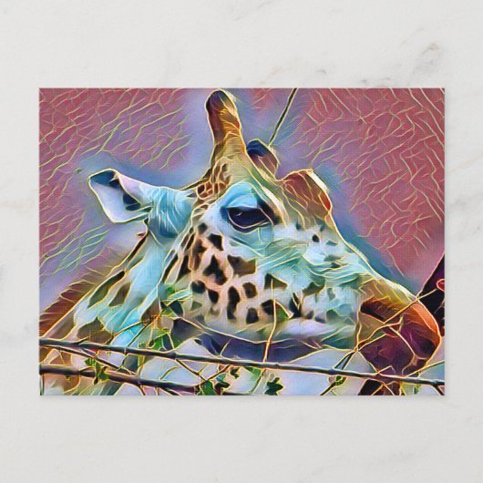 GIRAFFE POSTKARTE (Vorderseite)