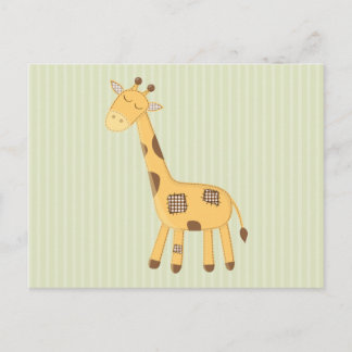 Giraffe Postkarte