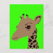 Giraffe Postkarte (Vorderseite)